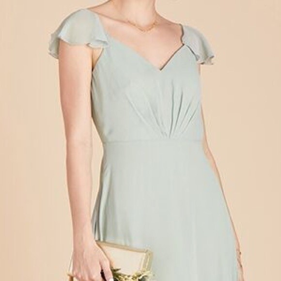 NWT Birdy Grey Kae Dress Sage Green Size Small Maxi Full Length Bridesmaid NEW - Picture 9 of 15